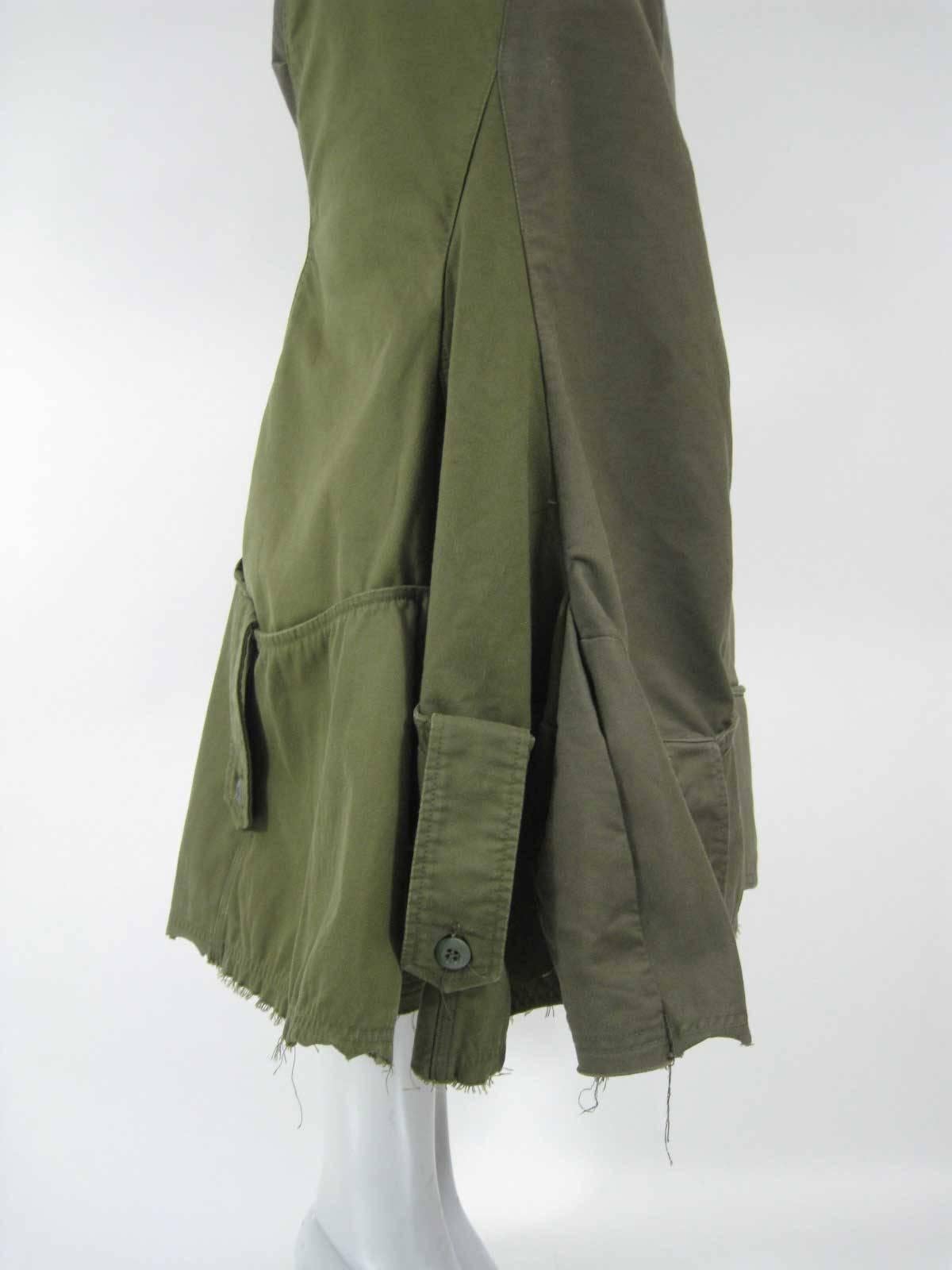 Women's Junya Watanabe Commes des Garcons 2006 Deconstructed Military Skirt