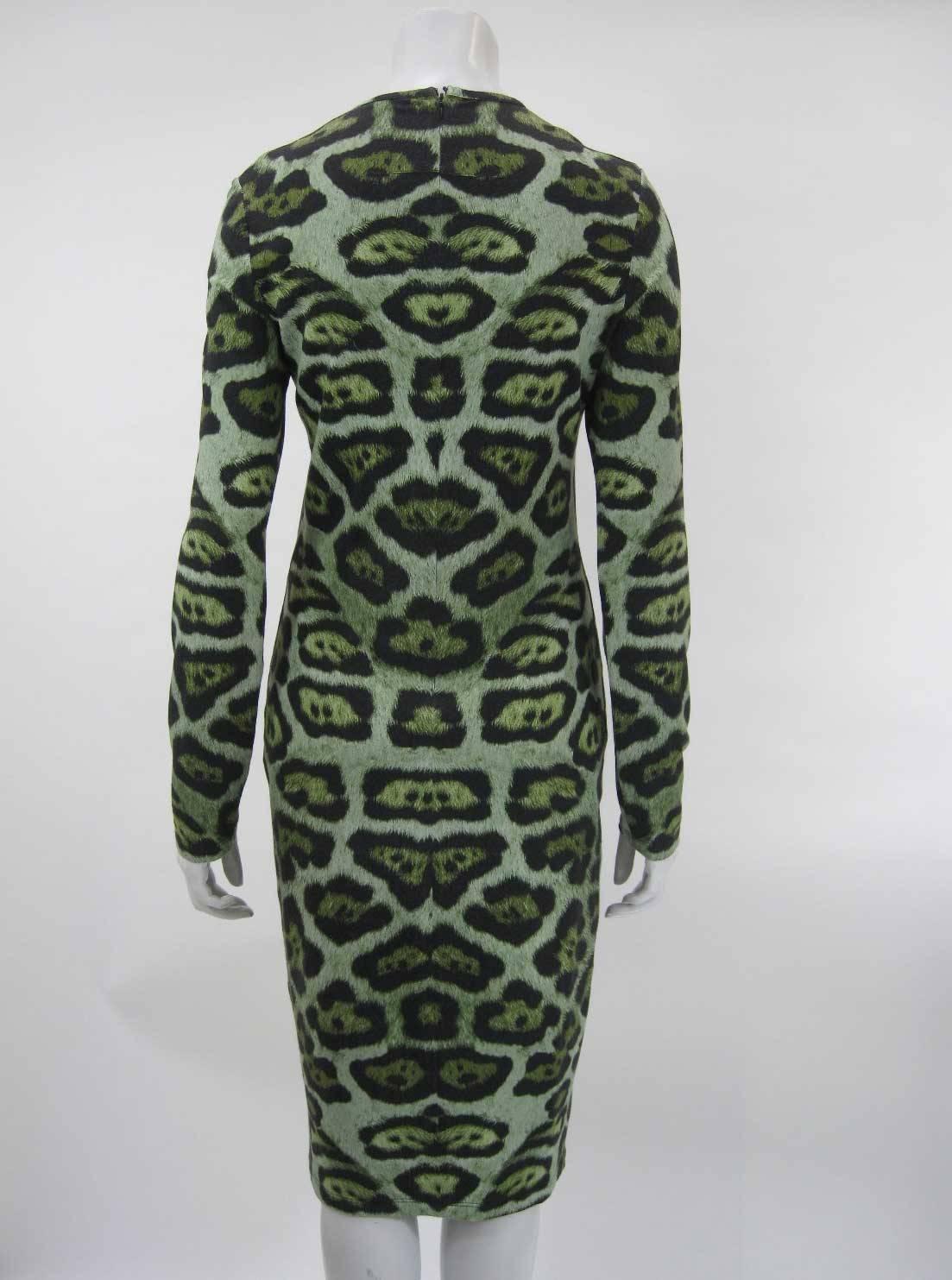 Women's Givenchy Leopard Print Stretch Jersey Dress