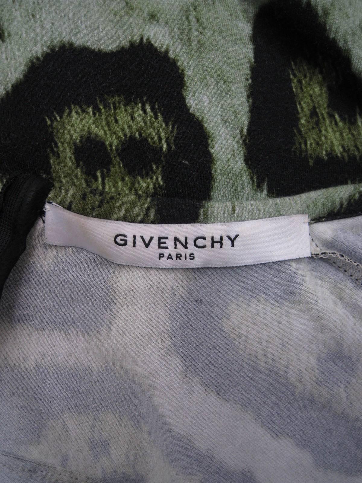 Givenchy Leopard Print Stretch Jersey Dress 2