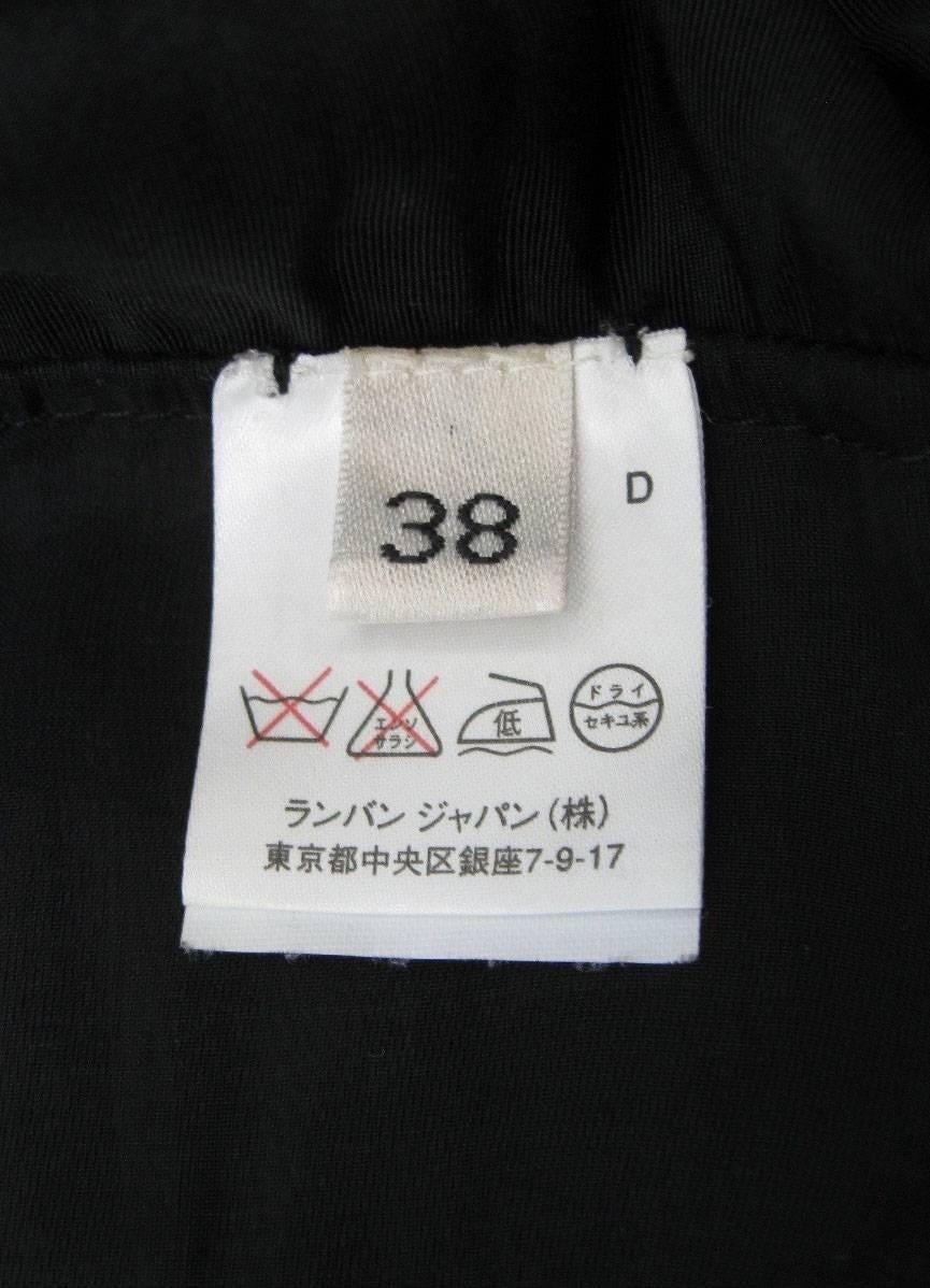 Women's Lanvin 2005 Textured Taffeta Frayed Silk Wrap Jacket