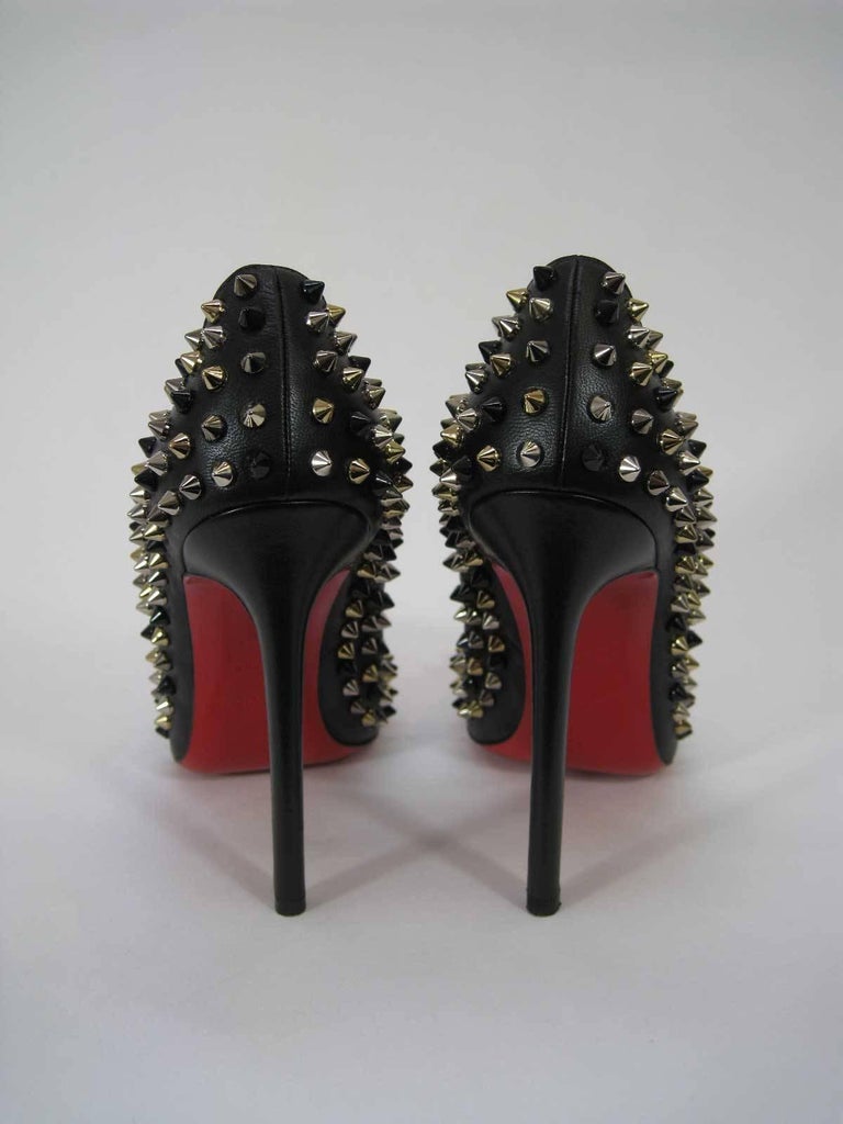 Christian Louboutin Pigalle Spikes Studded High Heels at 1stDibs