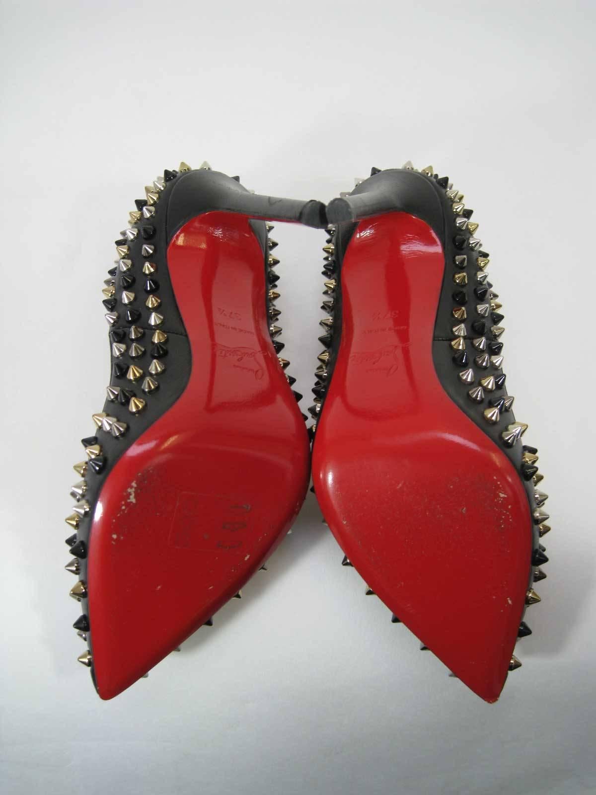 Christian Louboutin Pigalle Spikes Studded High Heels  2