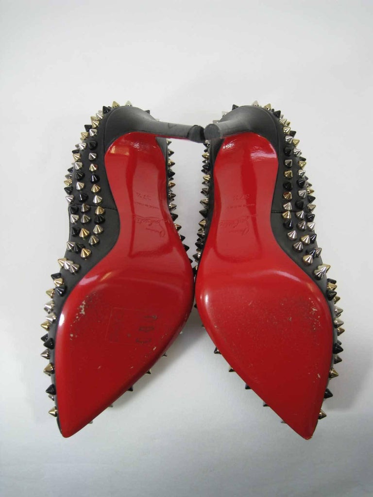 pumps with spikes on them