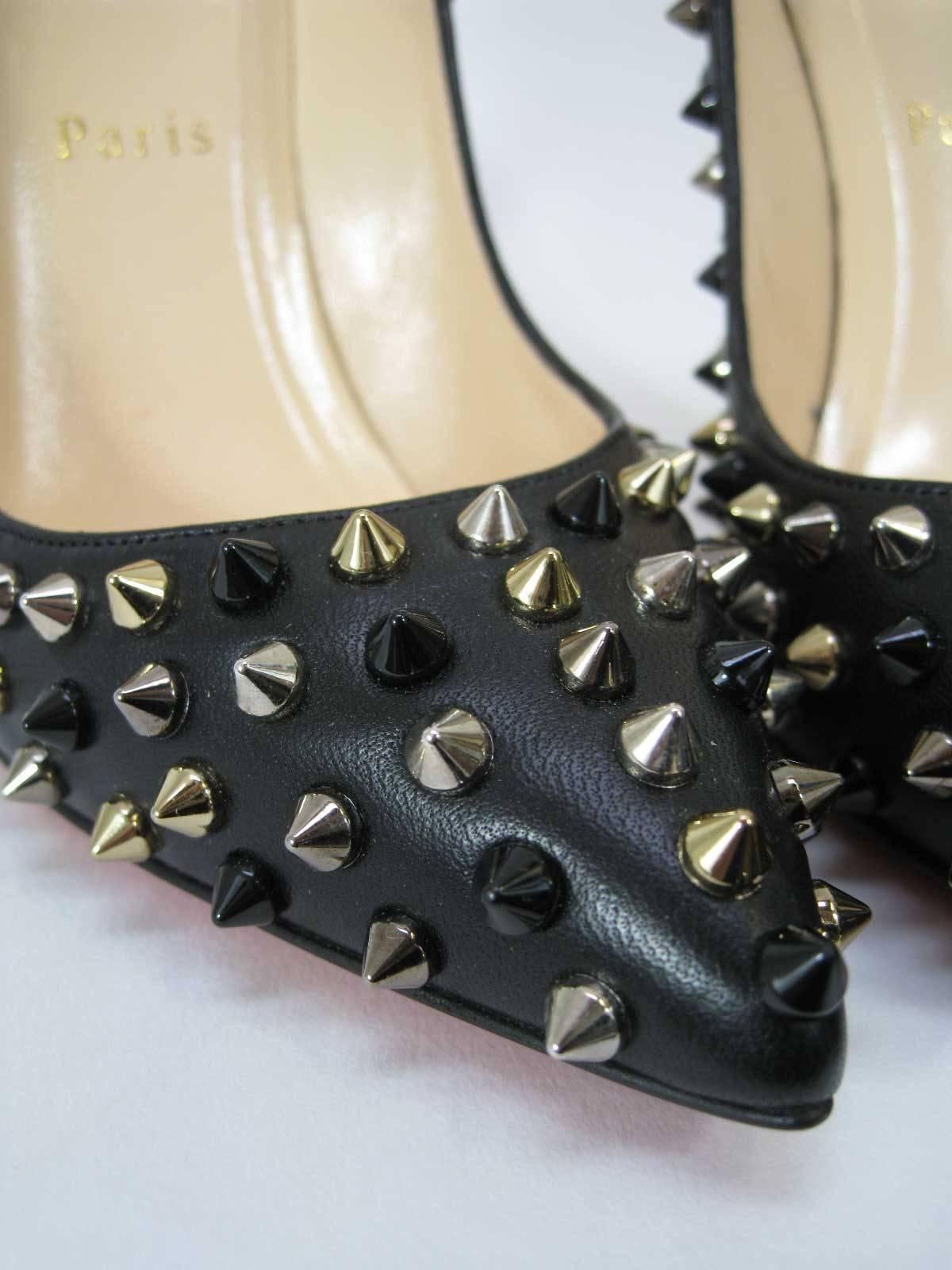 studded louboutin heels