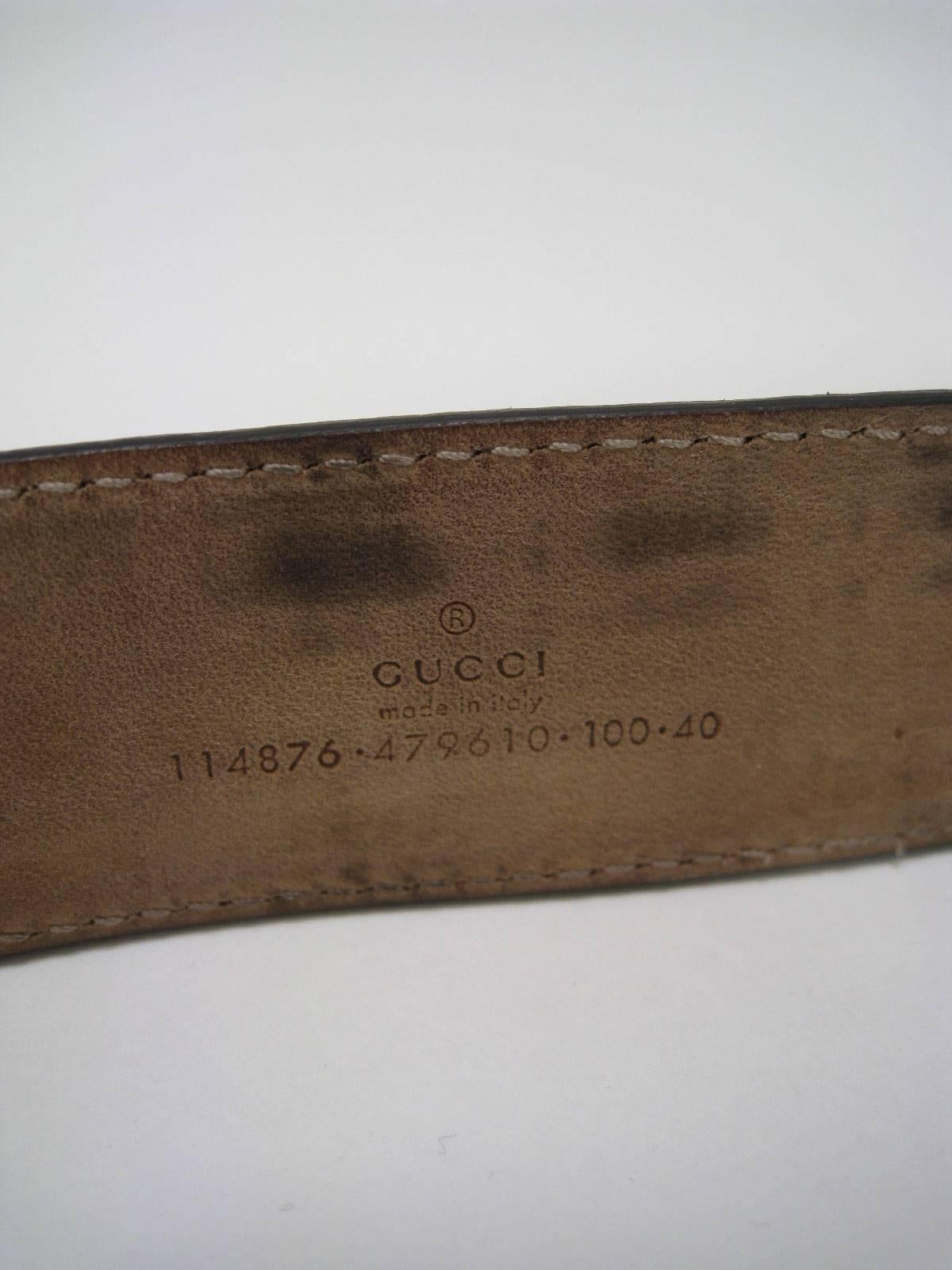 Women's or Men's Gucci Guccissima Metallic Gold Logo Belt with Interlocking G Buckle