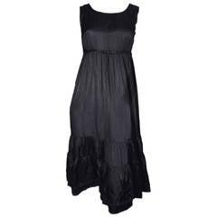 Comme des Garcons Black Rayon Tiered Dress 5