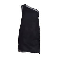 Stella McCartney Black One Shoulder Dress