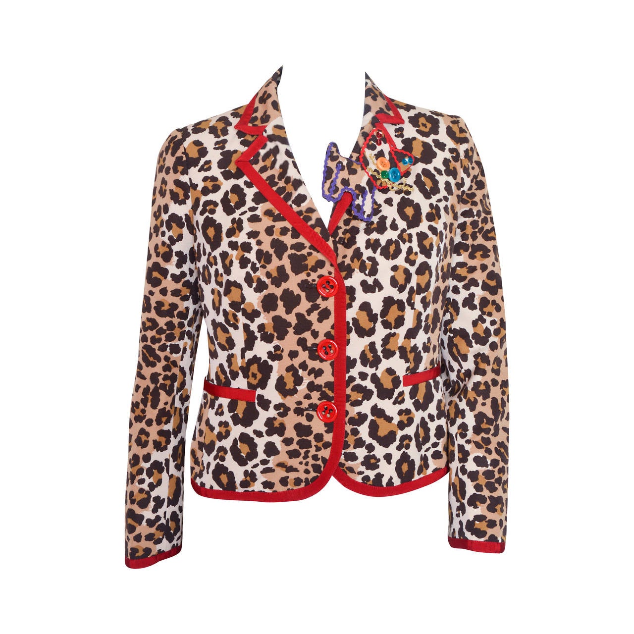 Moschino Cheap and Chic Leopard Print Jacket at 1stDibs | moschino ...
