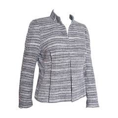 Akris Black and White Woven Jacket