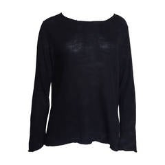 Comme Des Garcons Lightweight Black Sweater