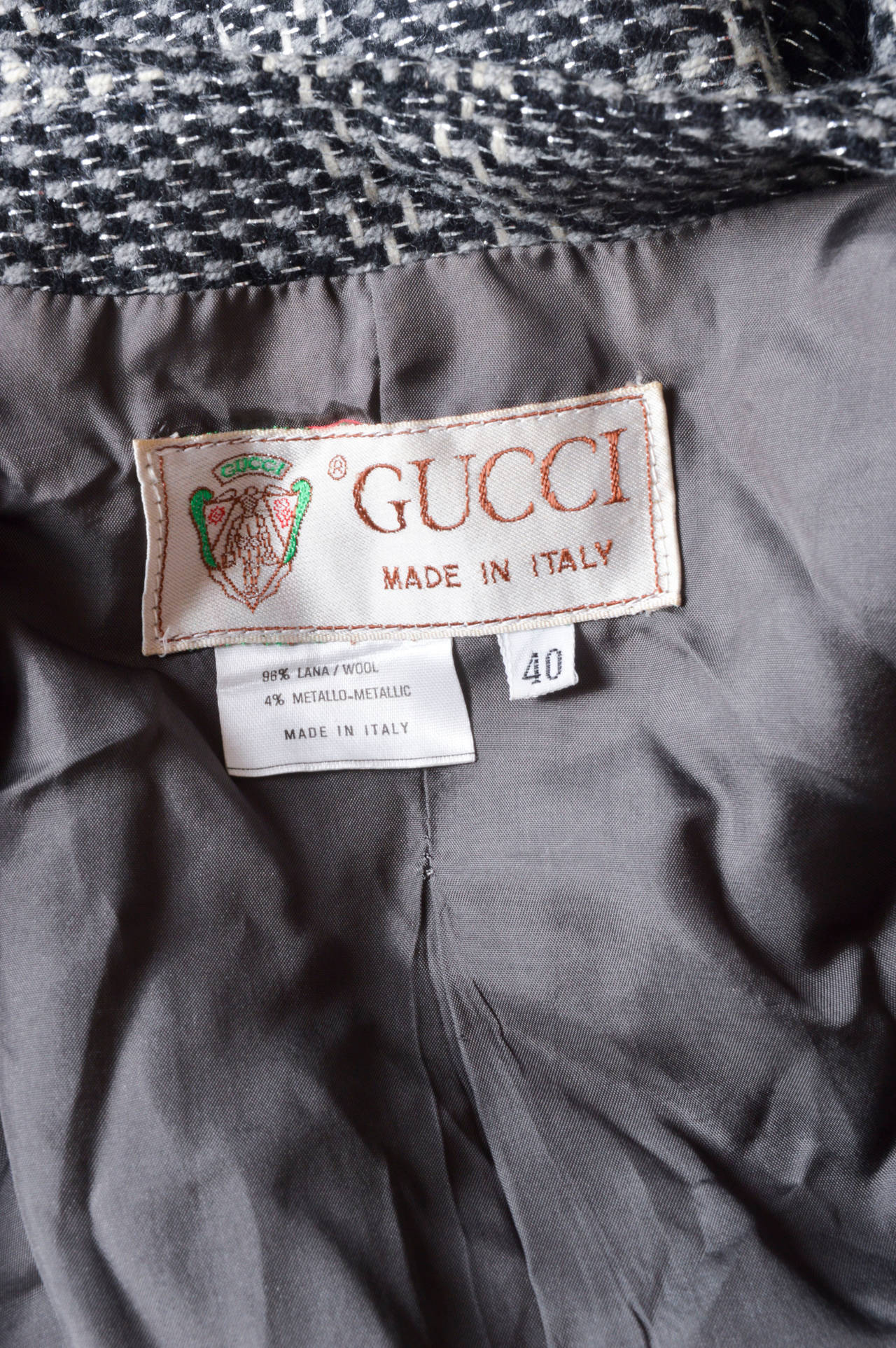 Gucci Metallic Tweed Blazer 1