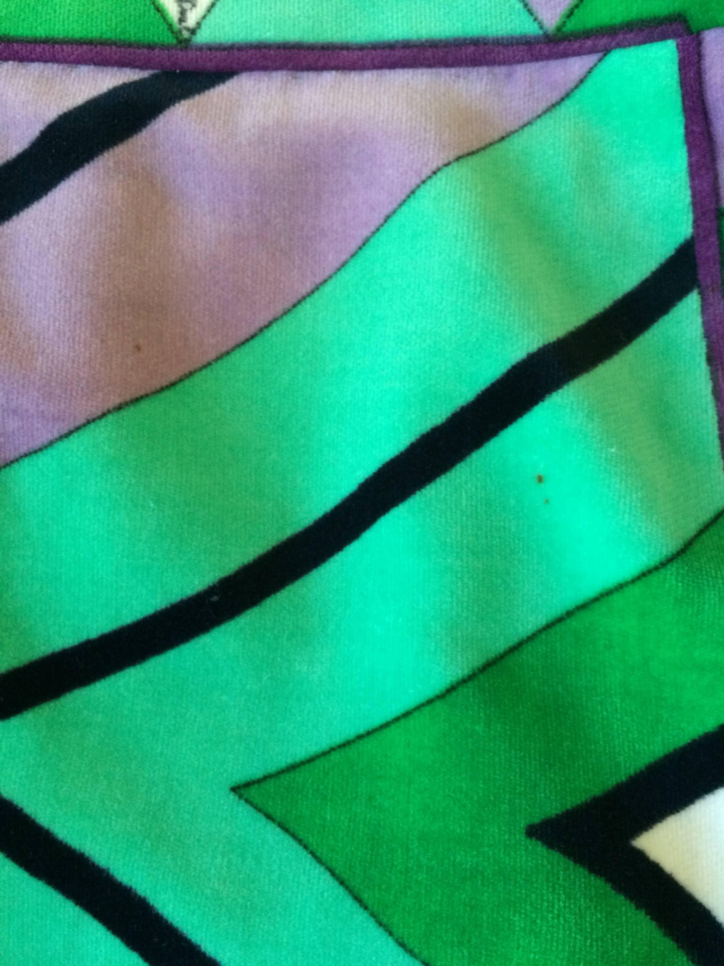 Emilio Pucci Geometric Velvet Wrap Skirt 3
