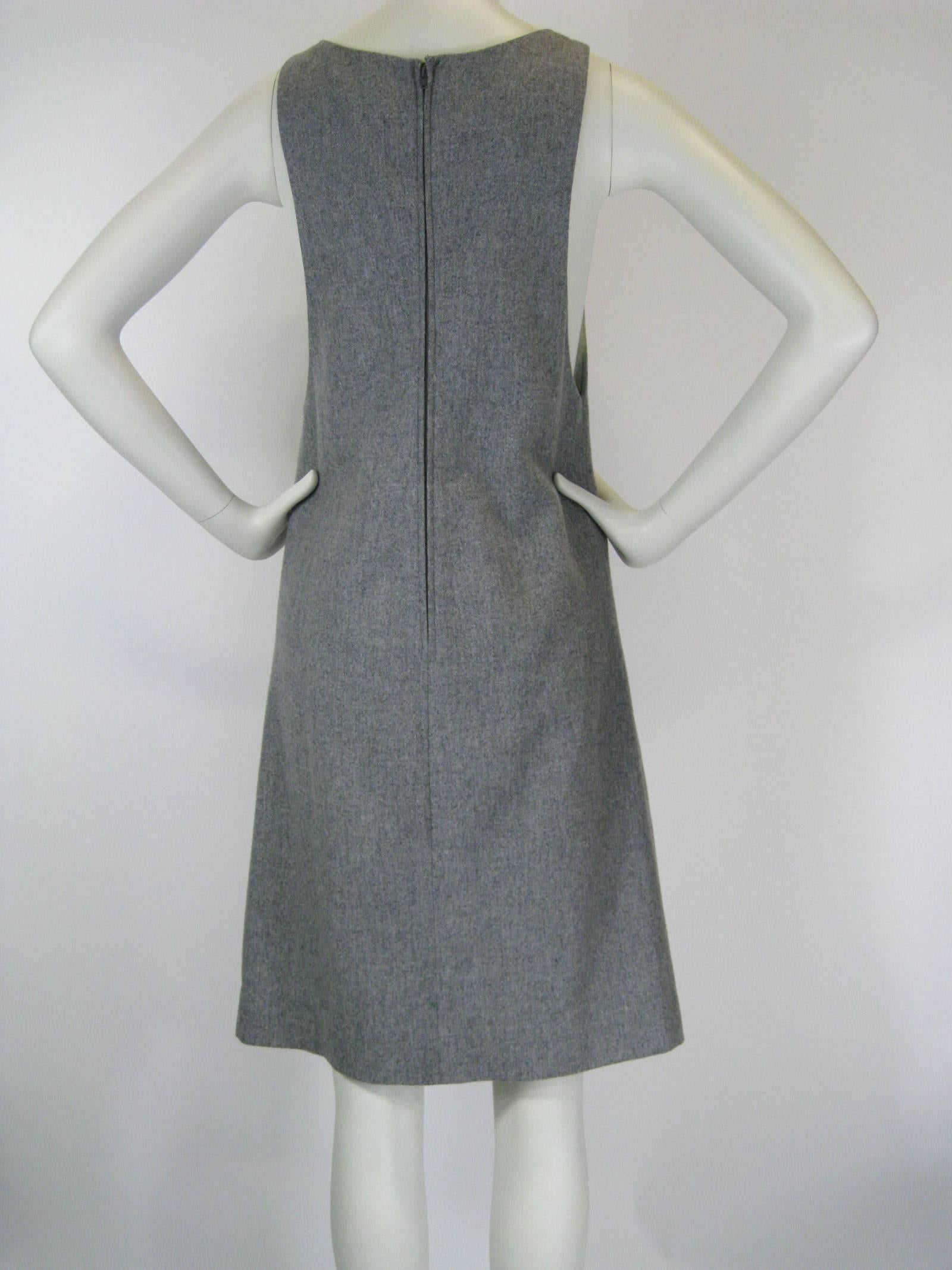 Women's Mary Quant Grey Wool Jumper