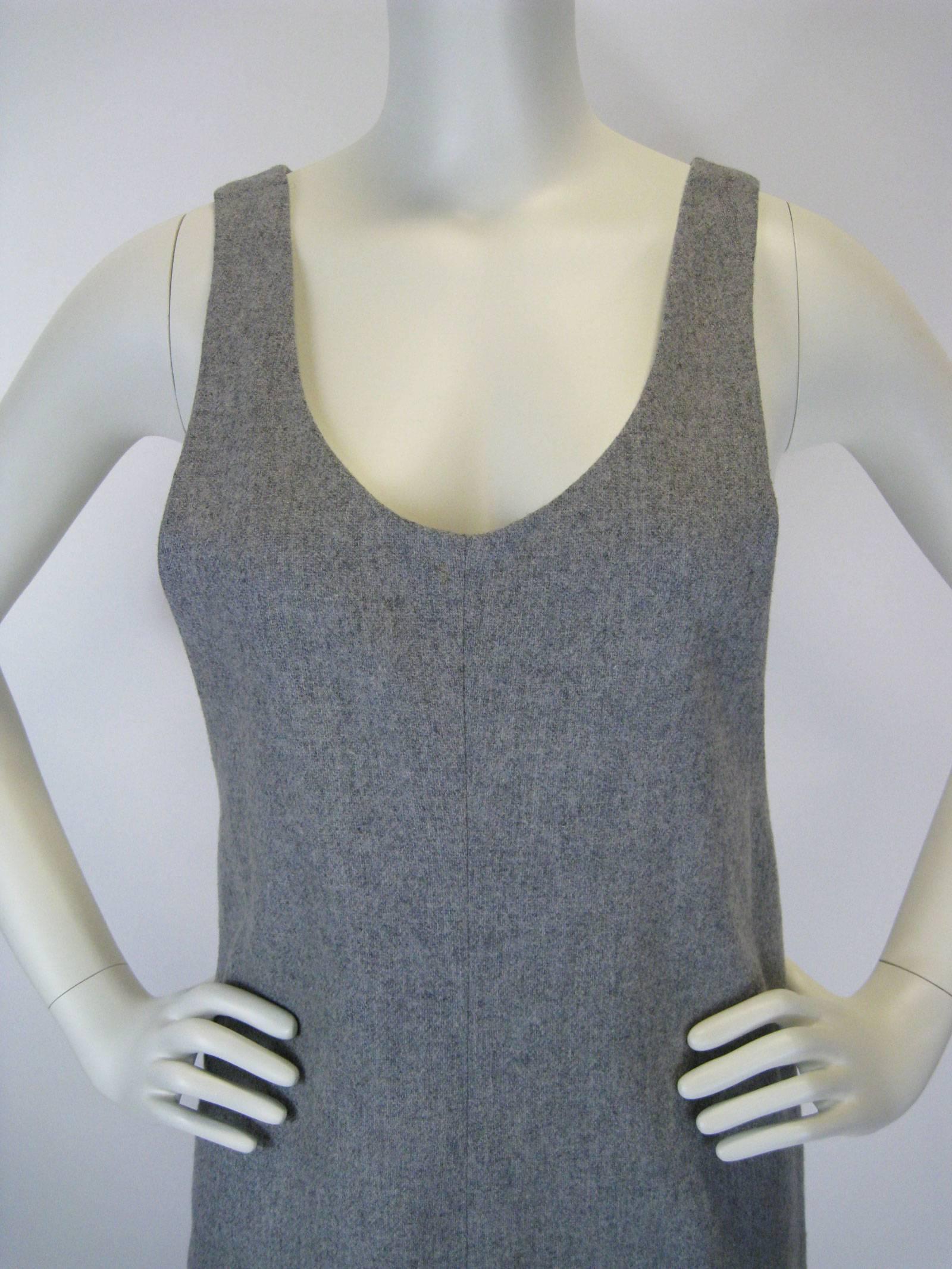 Gray Mary Quant Grey Wool Jumper
