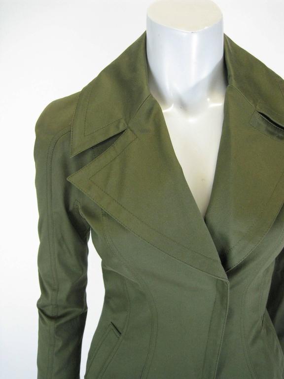 Green fitted jacket Clearance
