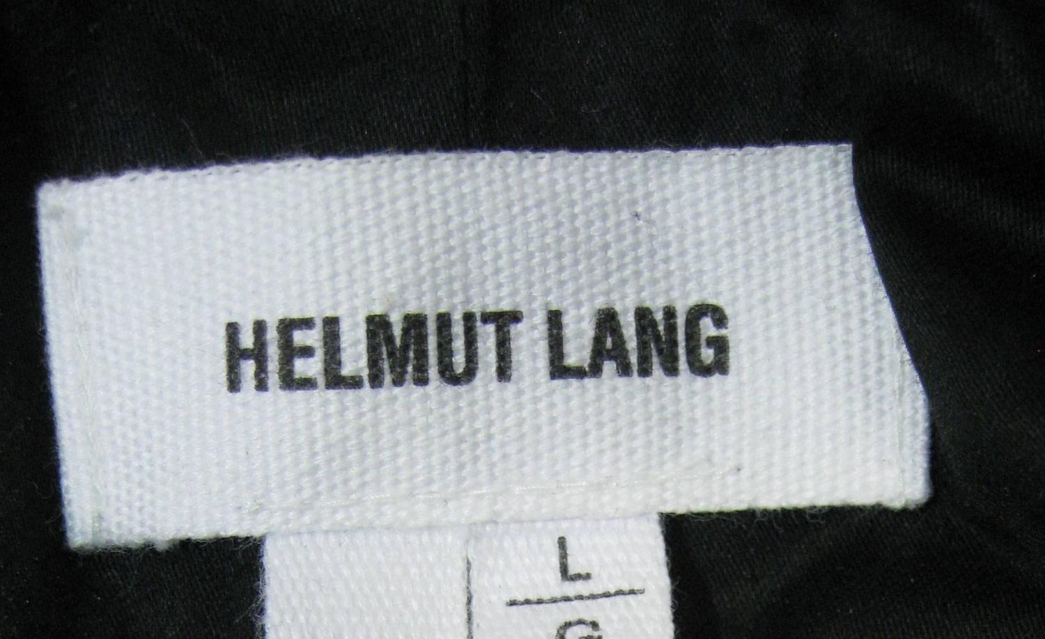 Helmut Lang Black Lambskin Leather Jacket For Sale at 1stdibs