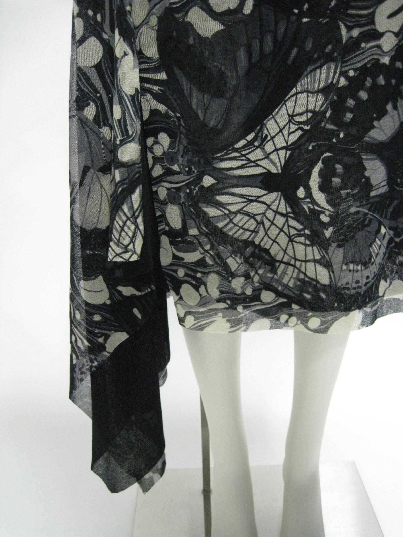 Jean Paul Gaultier Mesh Butterfly Convertible Dress 3