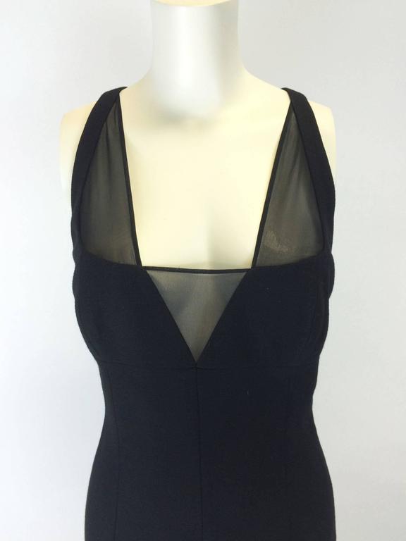 Gianni Versace Black Bodycon Cocktail Dress For Sale at 1stDibs ...