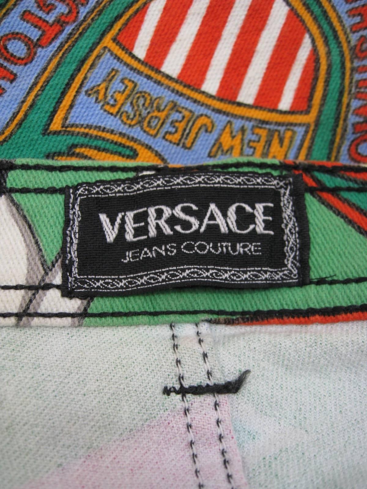 Versace Jeans Couture Cartoon Betty Boop Harley Novelty Logo Skinny Jeans 2