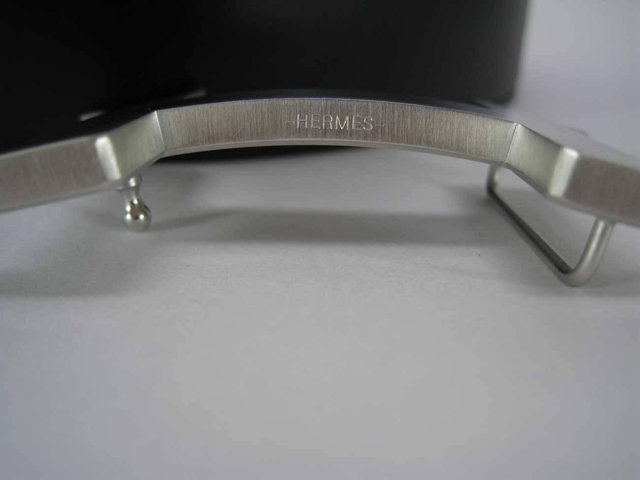 Hermes H Belt Buckle & Wide Reversible Leather Strap 1