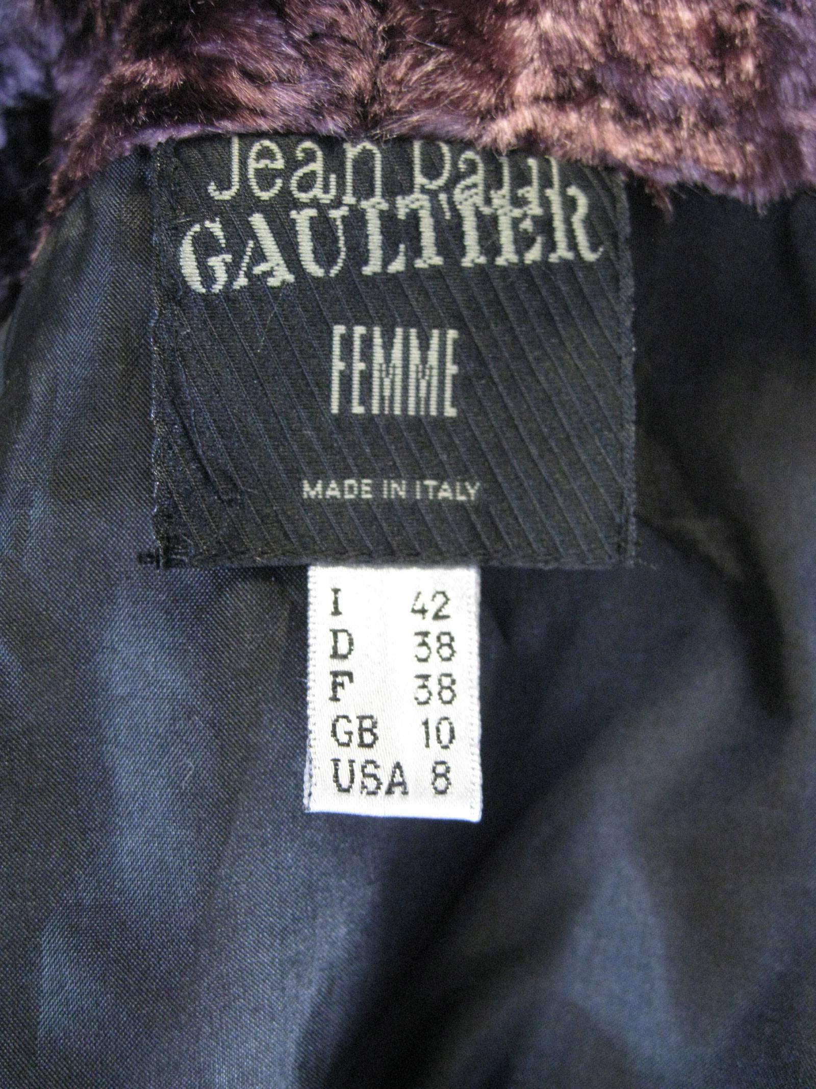 jean paul gaultier sequin skirt