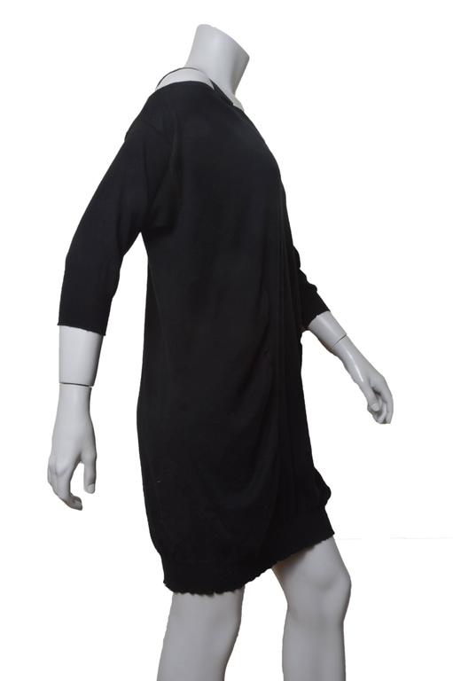 Miu Miu Slouchy Cut Out Sweater Dress For Sale at 1stdibs