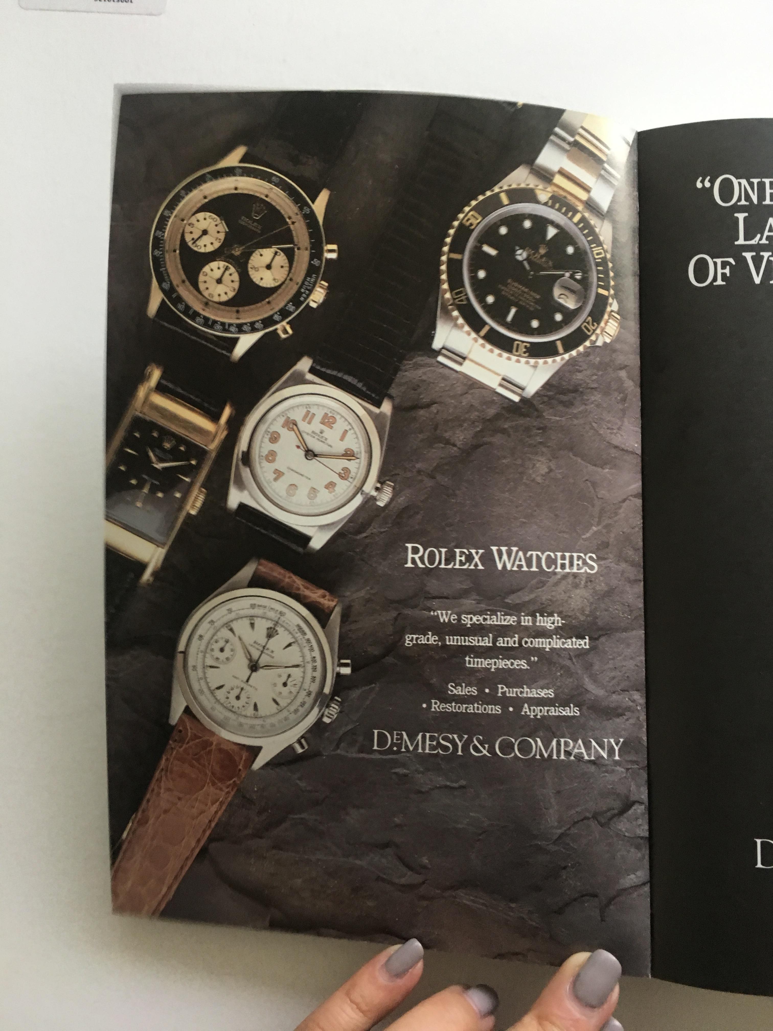 VOLUME 5: Vintage American & European Special Edition Wrist Watch Price Published in 1991- Special Edition