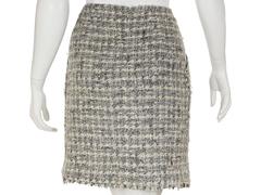 Grey Chanel Tweed Skirt