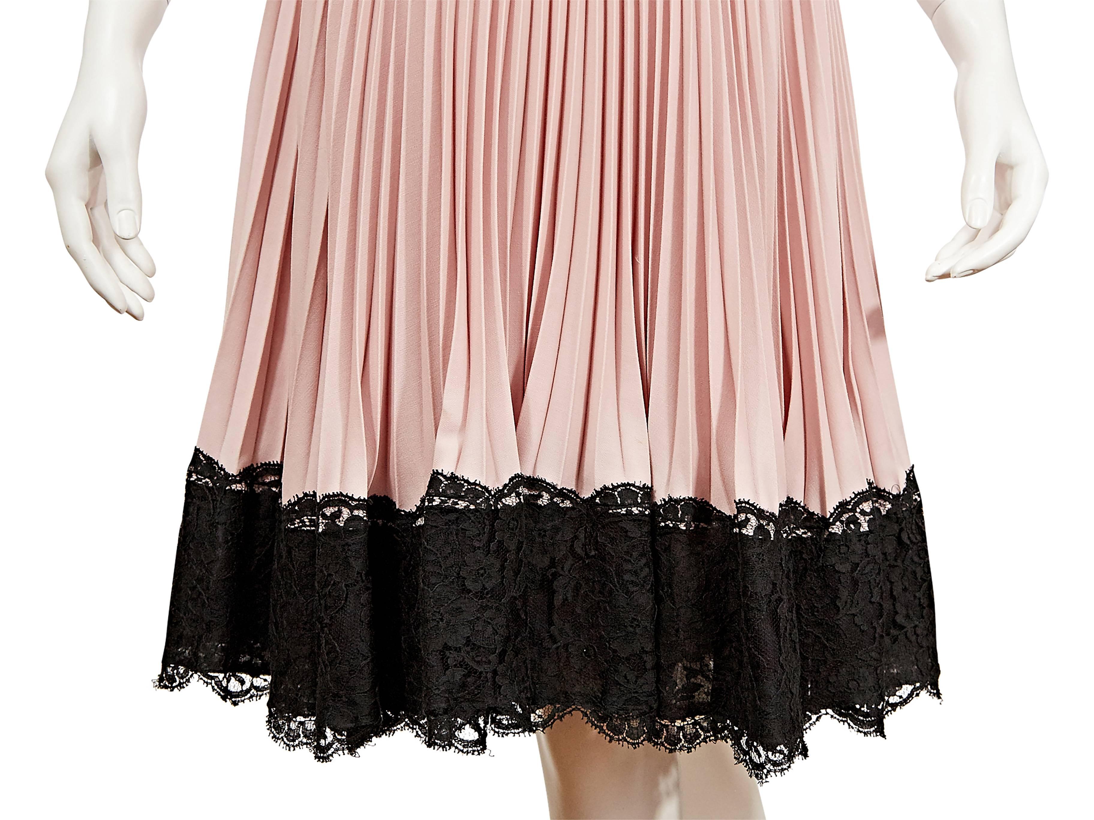 Beige Pink Valentino Techno Couture Dress