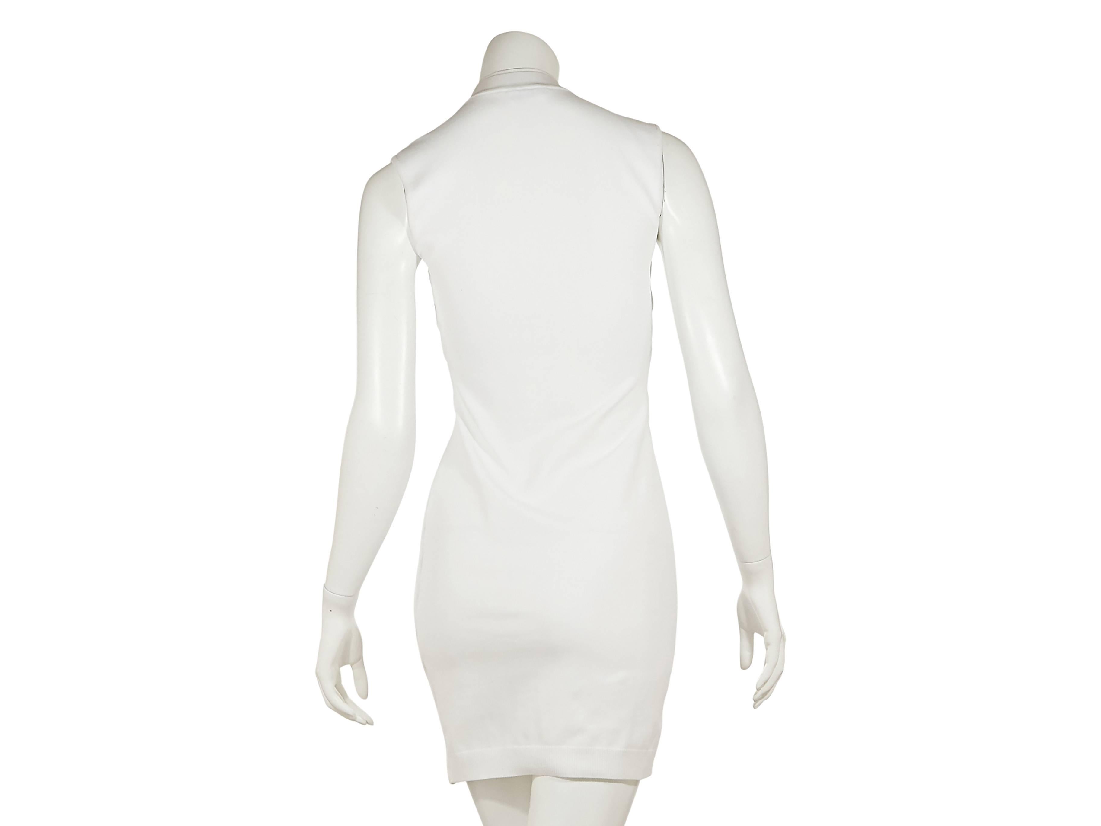 white balenciaga dress