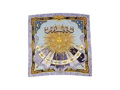 Multicolor Hermès Carpe Diem Silk Scarf