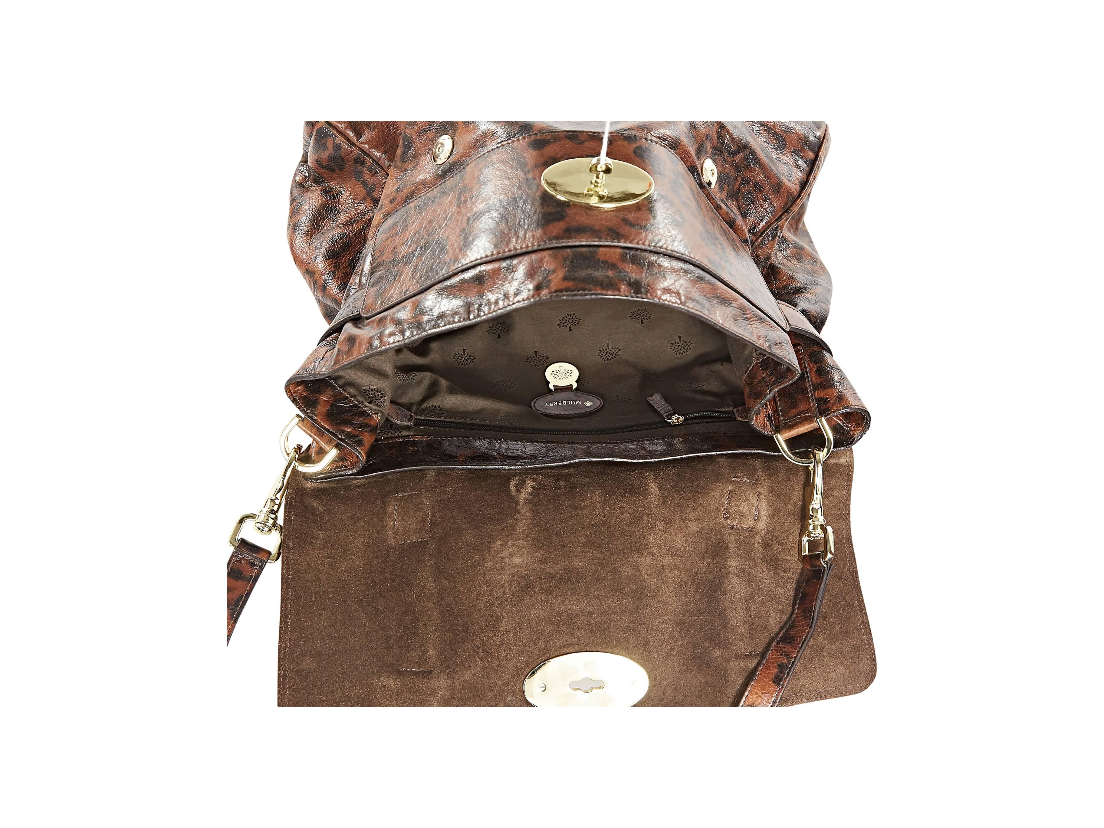 leopard print satchel