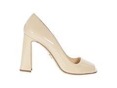 Nude Prada Patent Leather Pumps