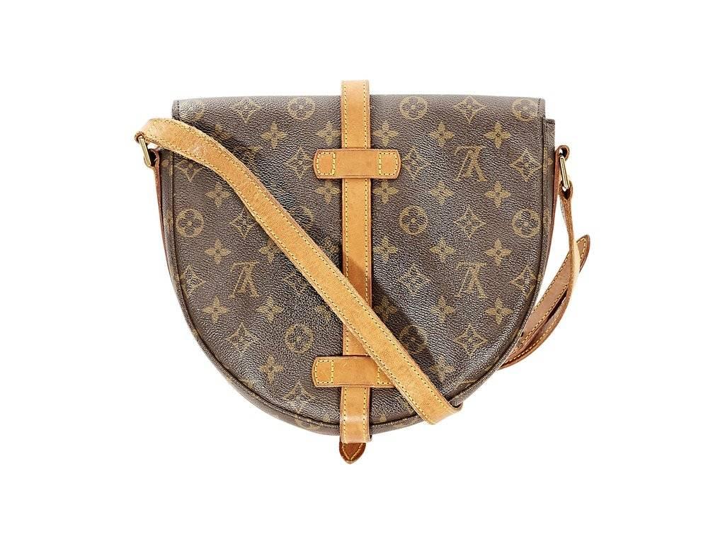 Brown Louis Vuitton Monogram Crossbody Bag In Good Condition In New York, NY
