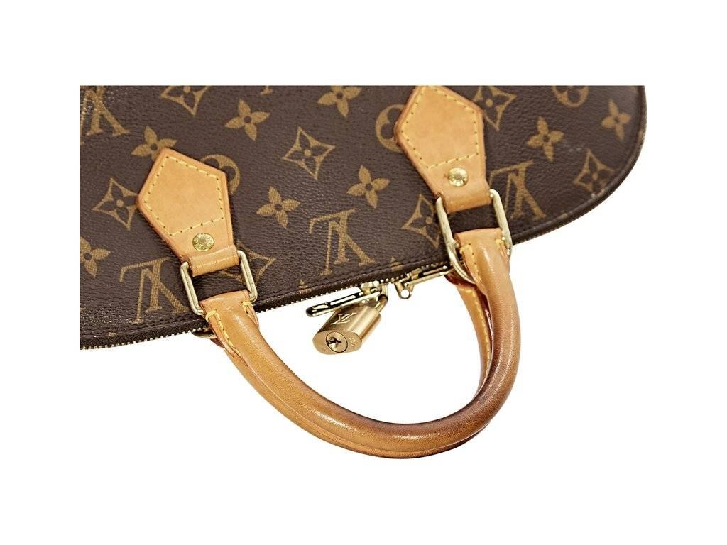 Brown Louis Vuitton Monogram Alma PM Bag In Good Condition In New York, NY