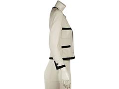 White & Black Chanel Jacket