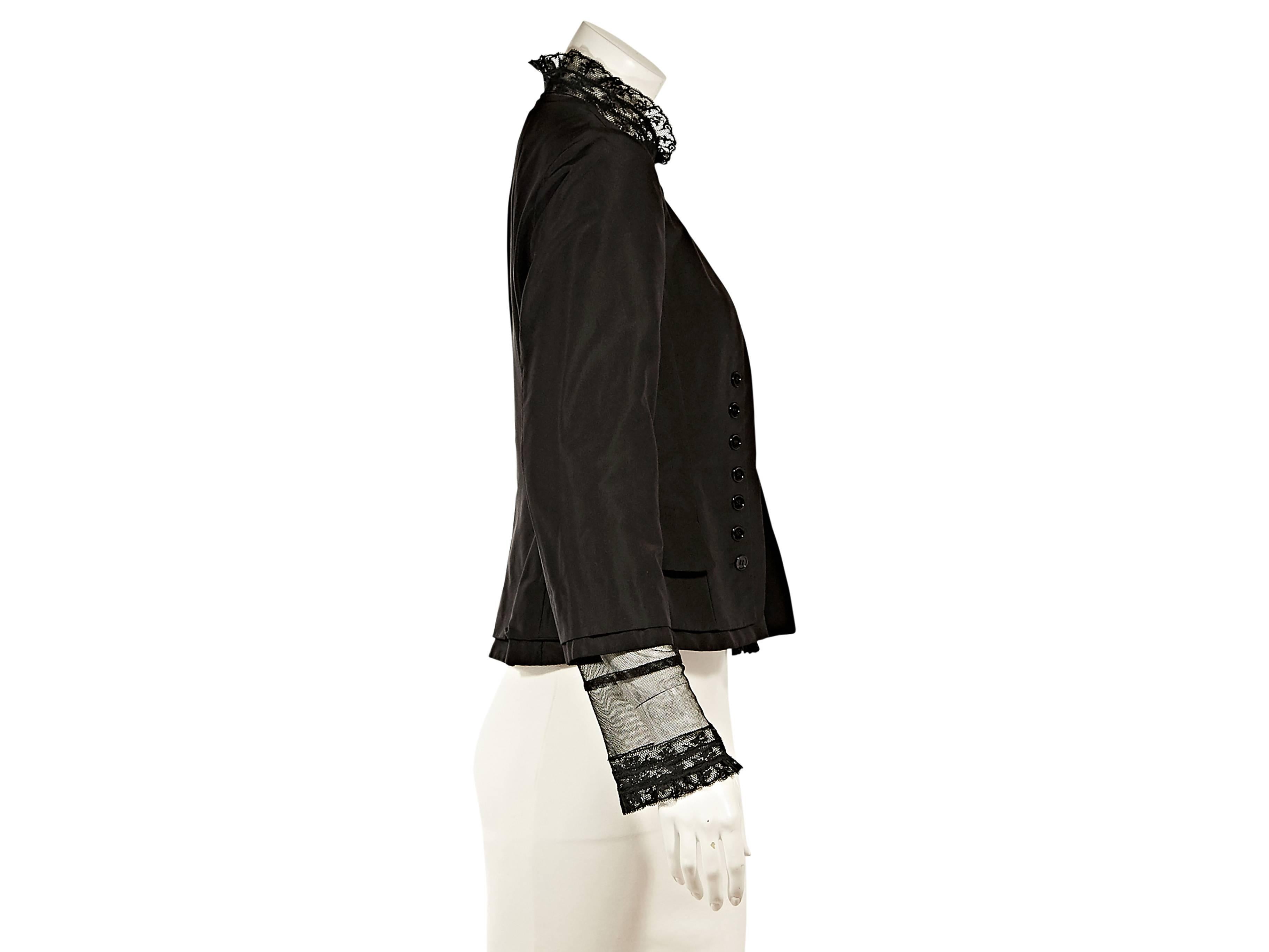 Black Alexander McQueen Victorian Jacket In Excellent Condition In New York, NY