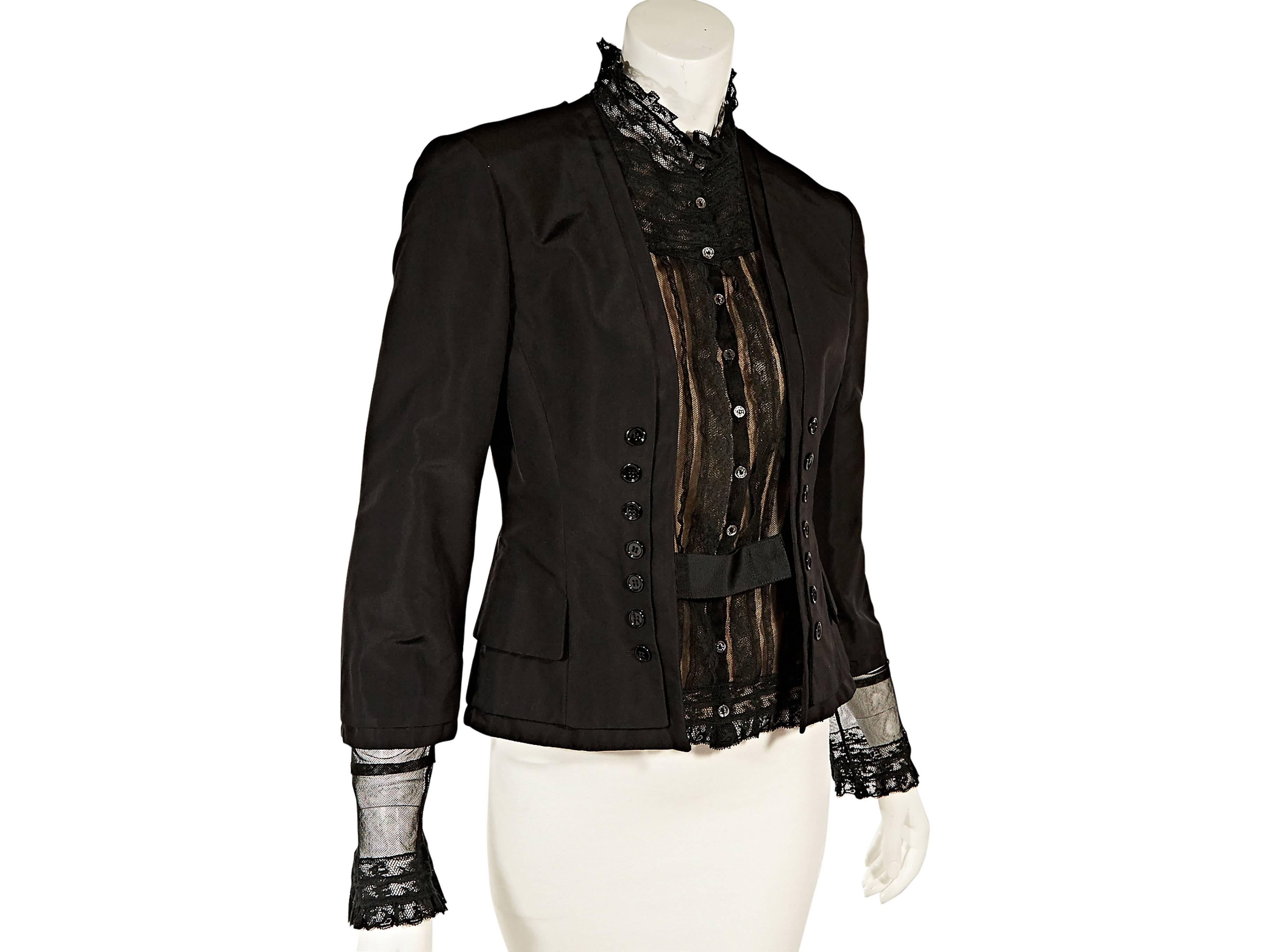 Women's Black Alexander McQueen Victorian Jacket
