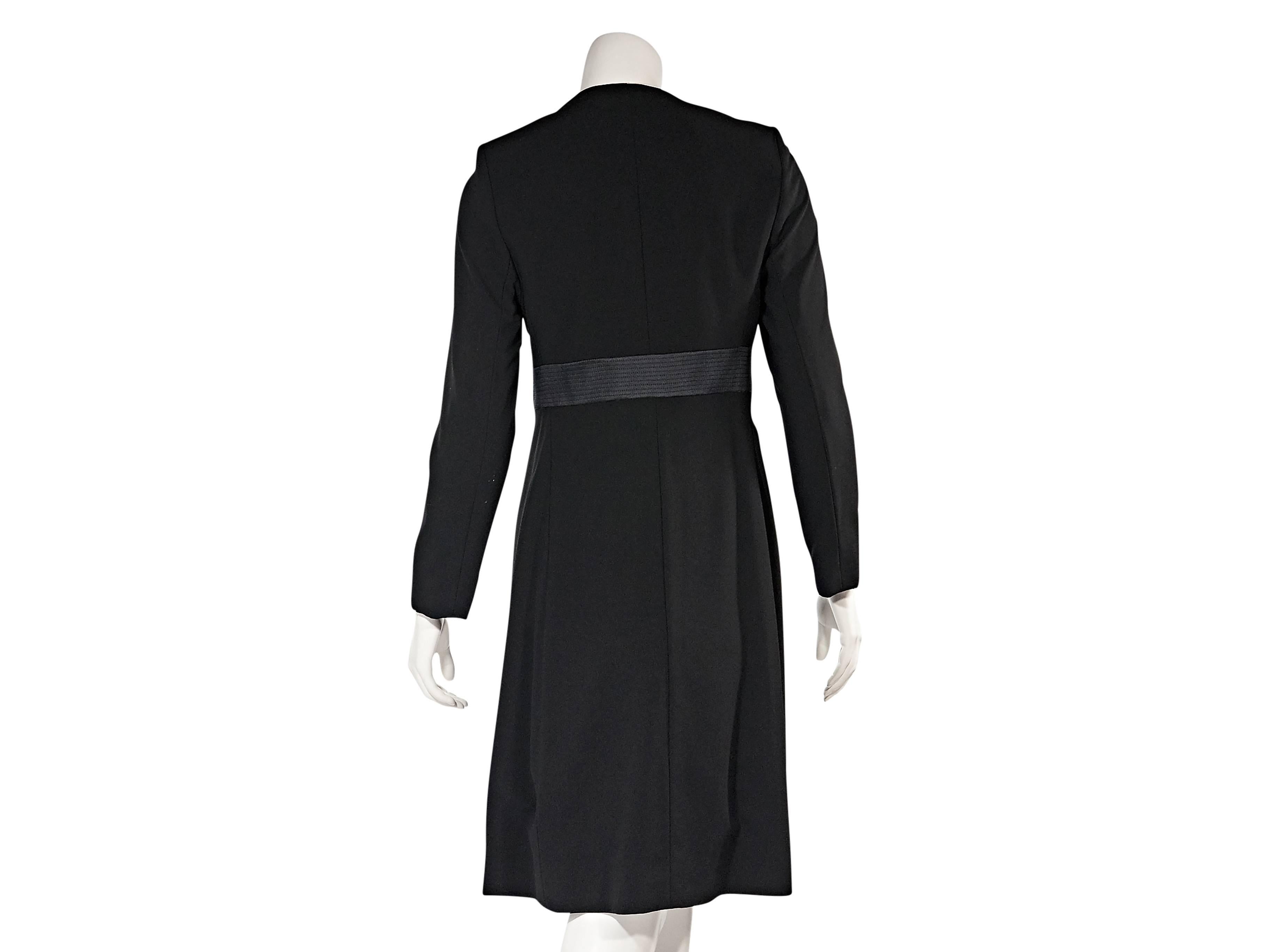 Black Celine Wool Coat In Excellent Condition In New York, NY