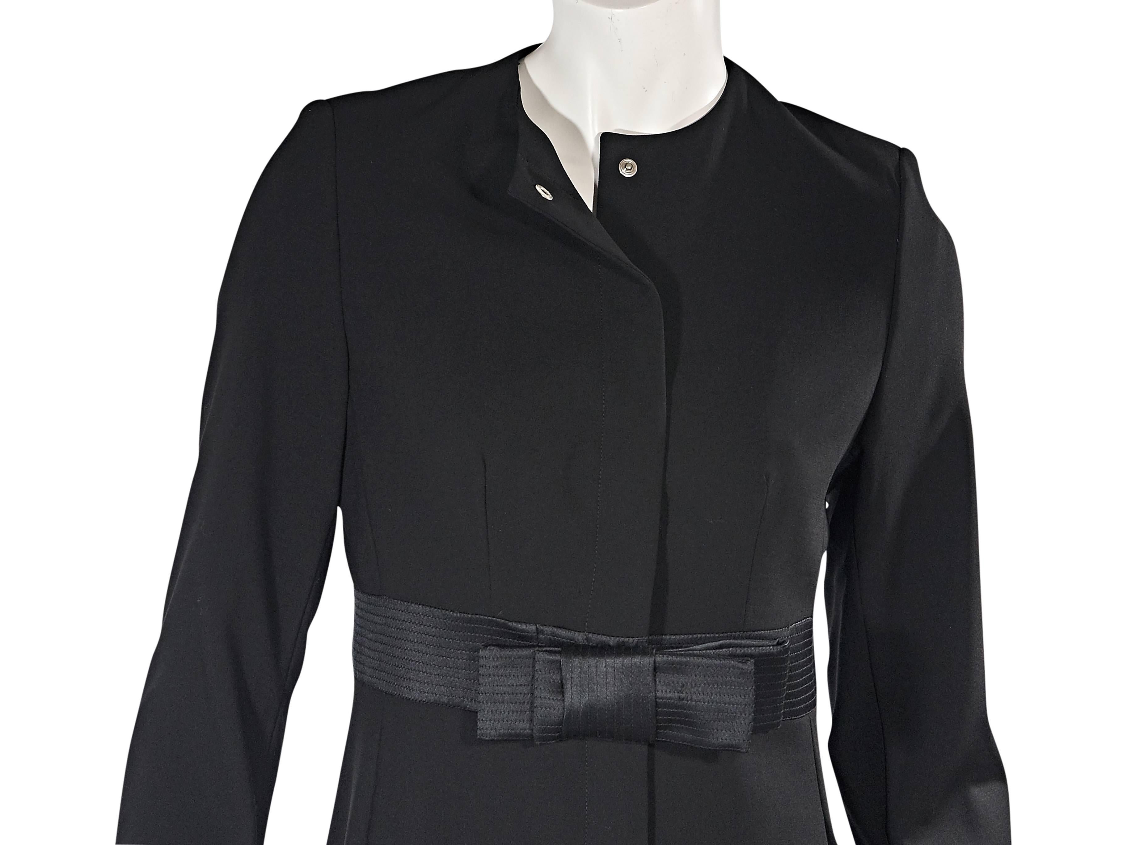 Women's Black Celine Wool Coat