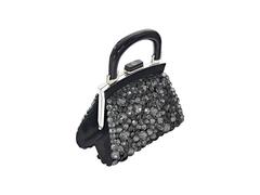 Black Giorgio Armani Embellished Evening Bag