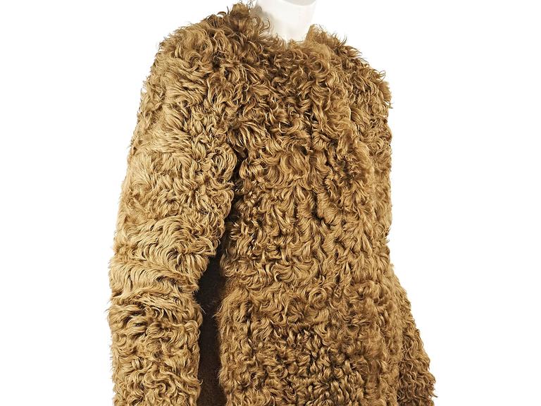 Camel Burberry Prorsum Shearling Coat For At 1stdibs Camel Burberry Prorsum Shearling Coat In Excellent Condition For New York Ny