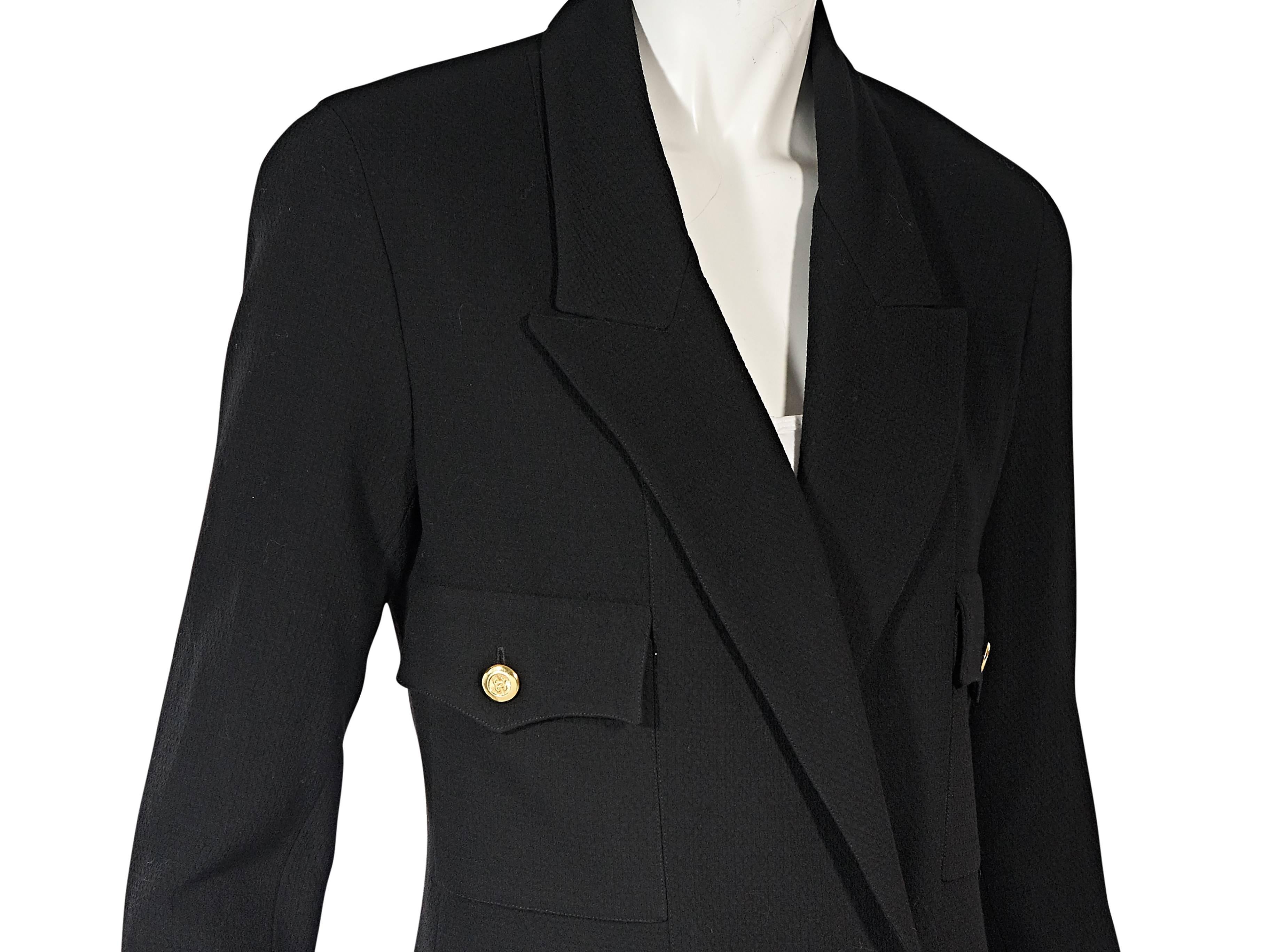 chanel double breasted blazer
