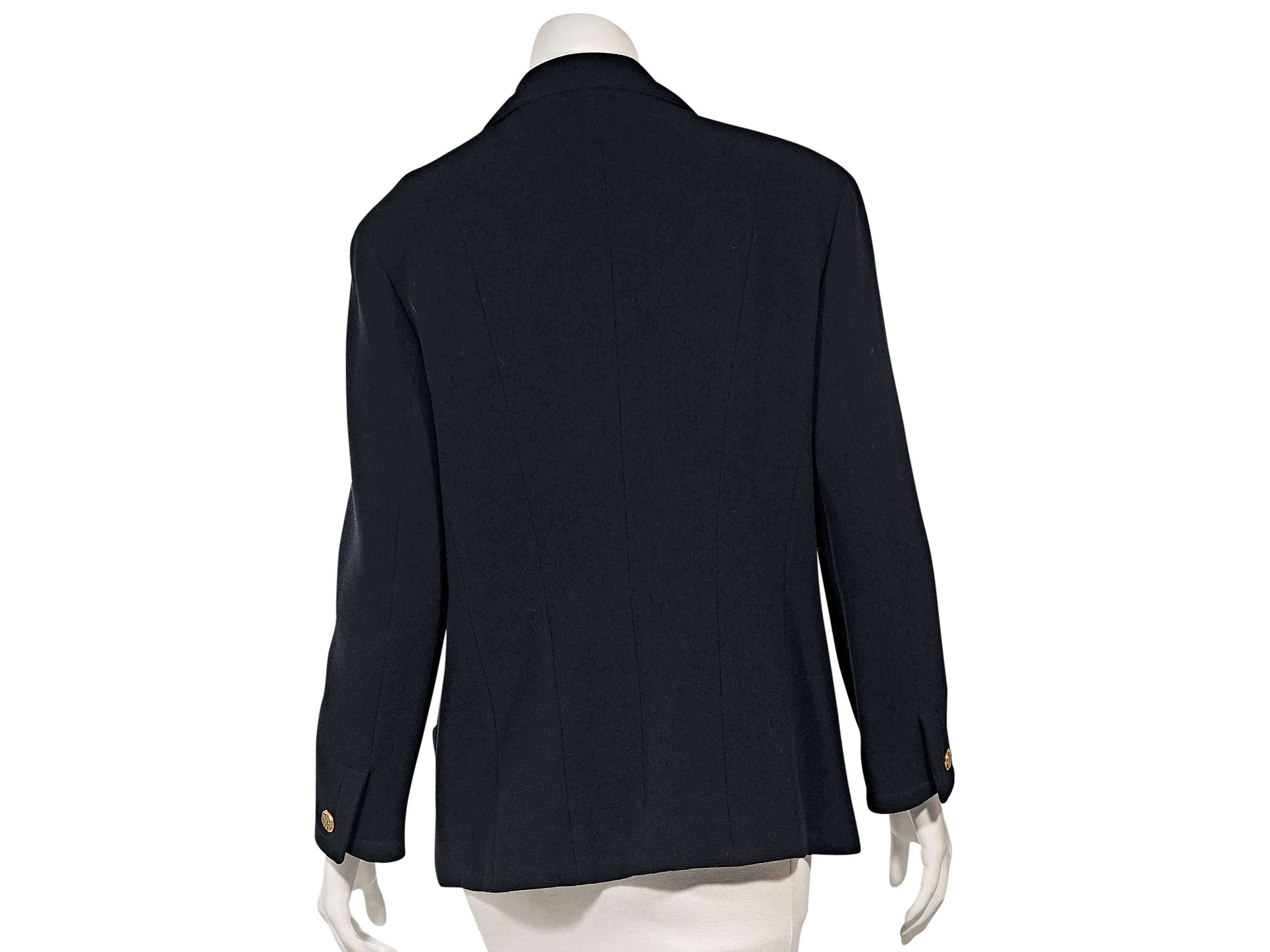 chanel navy blazer