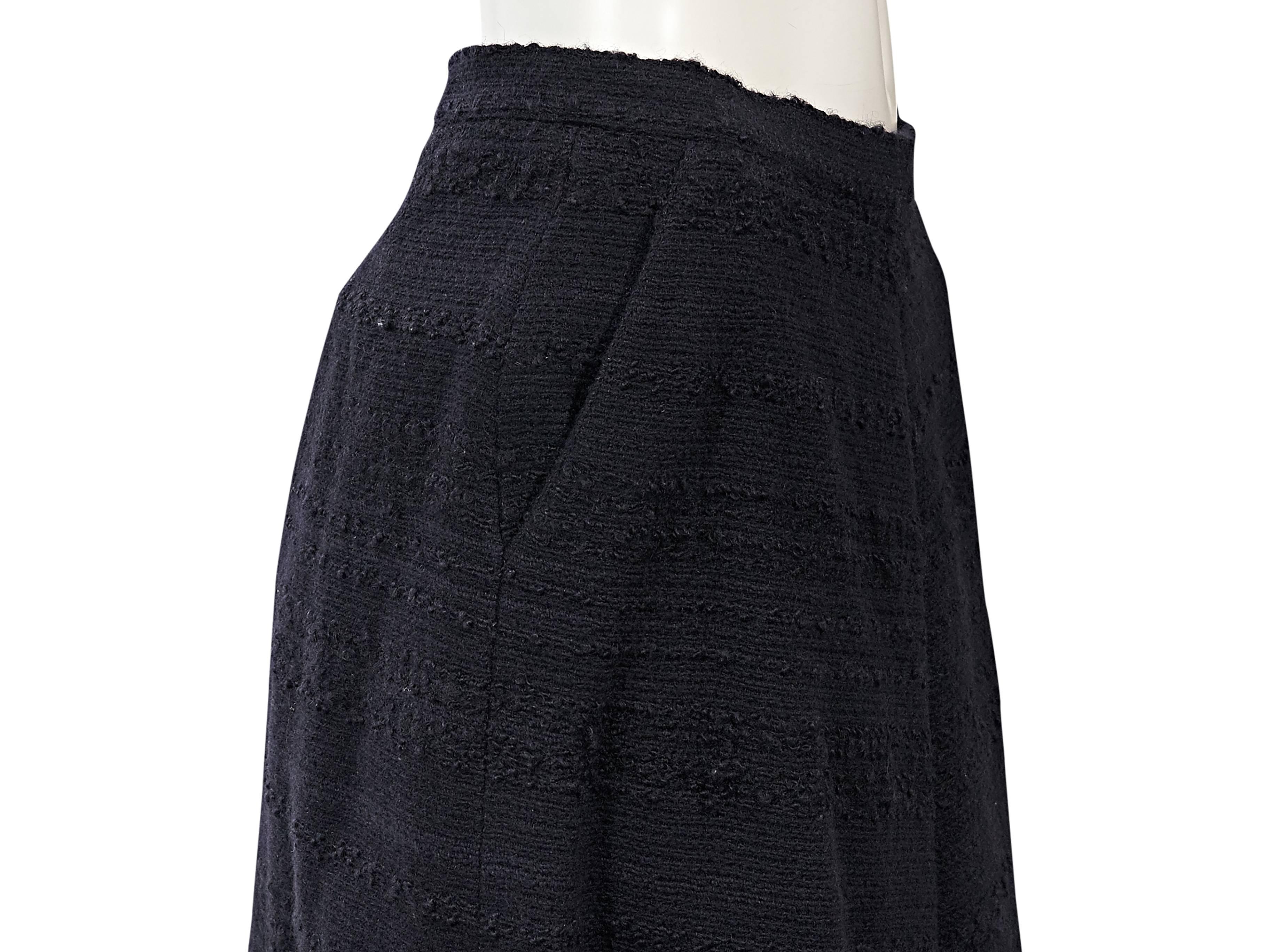 Navy Vintage Chanel 2-Piece Skirt Set 1