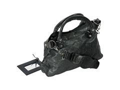 Grey Balenciaga Leather City Bag