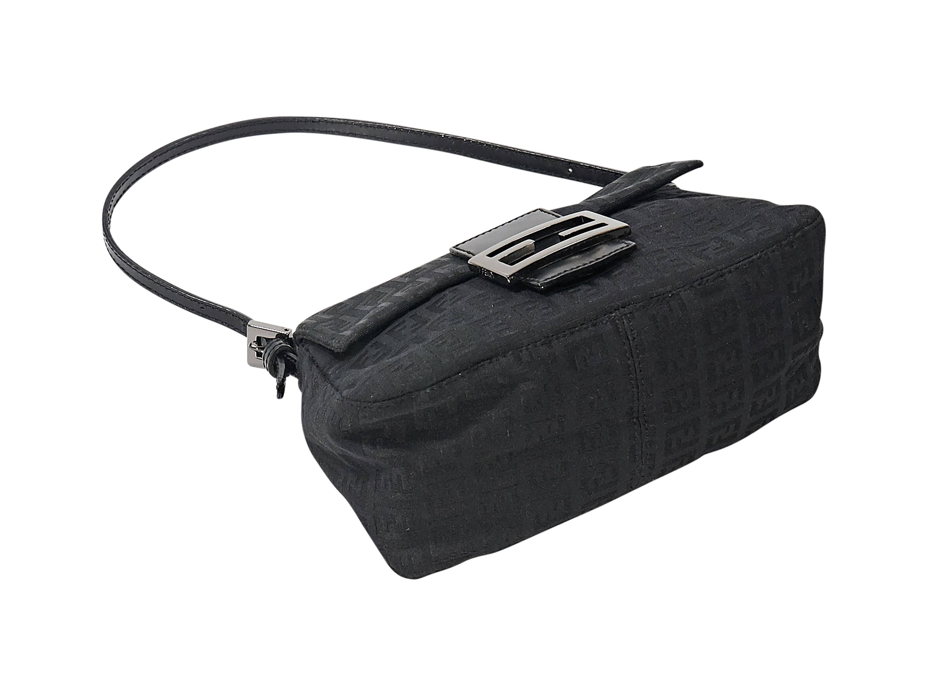 fendi black zucca bag