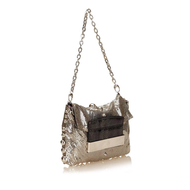 Jimmy Choo Metallic Shoulder Bag For Sale at 1stDibs