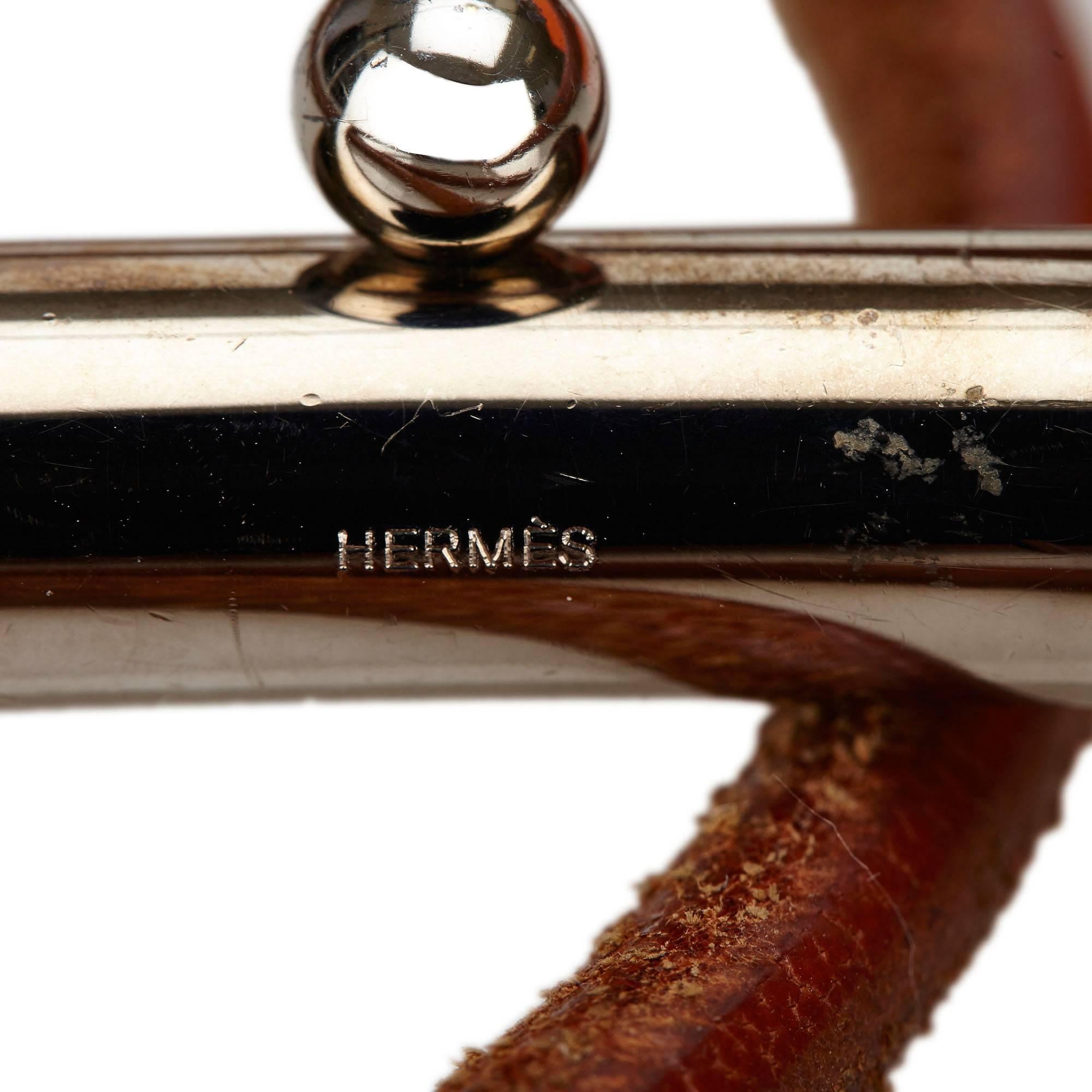 Brown Hermès Leather Belt 1