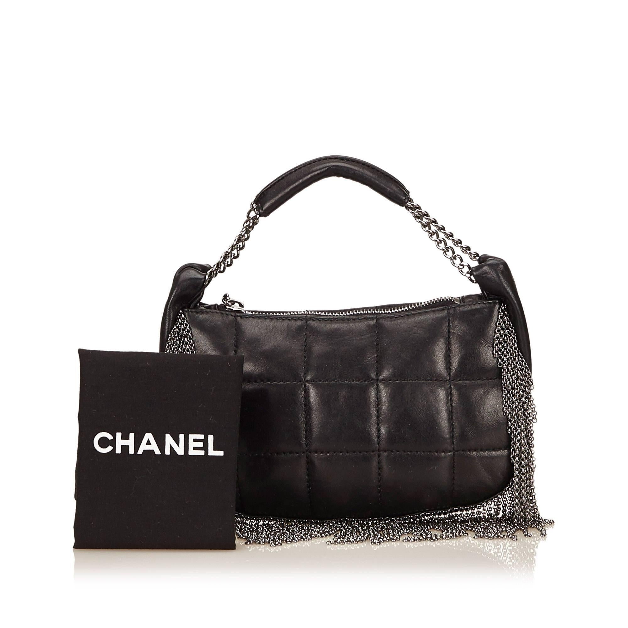 Women's Brown Chanel Lambskin Fringed Bag